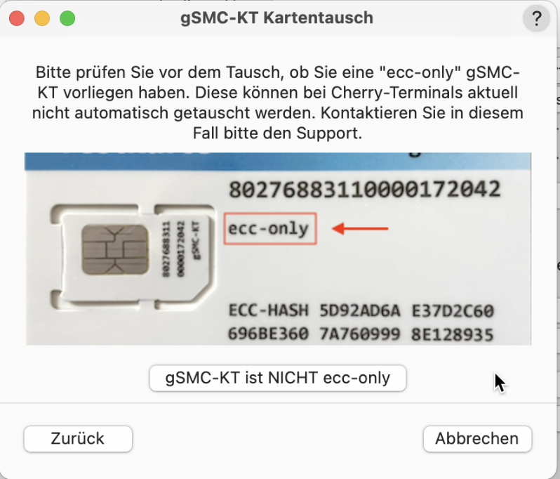 Pruefung ecc only