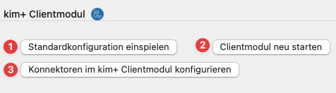 tomedo changelog 161 kim Einstellungen
