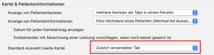 tomedo changelog 161 kleine kartei tab auswahl