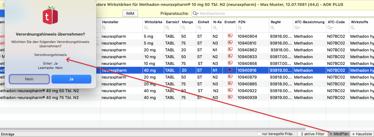 tomedo changelog 161 medi verordnung