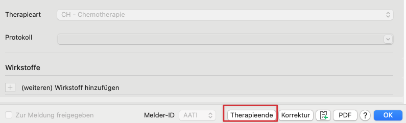 tomedo changelog 161 therapieende