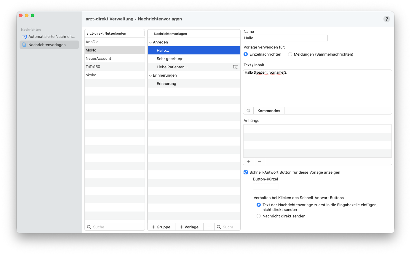 tomedo changelgo 162 arzt direkt messanger