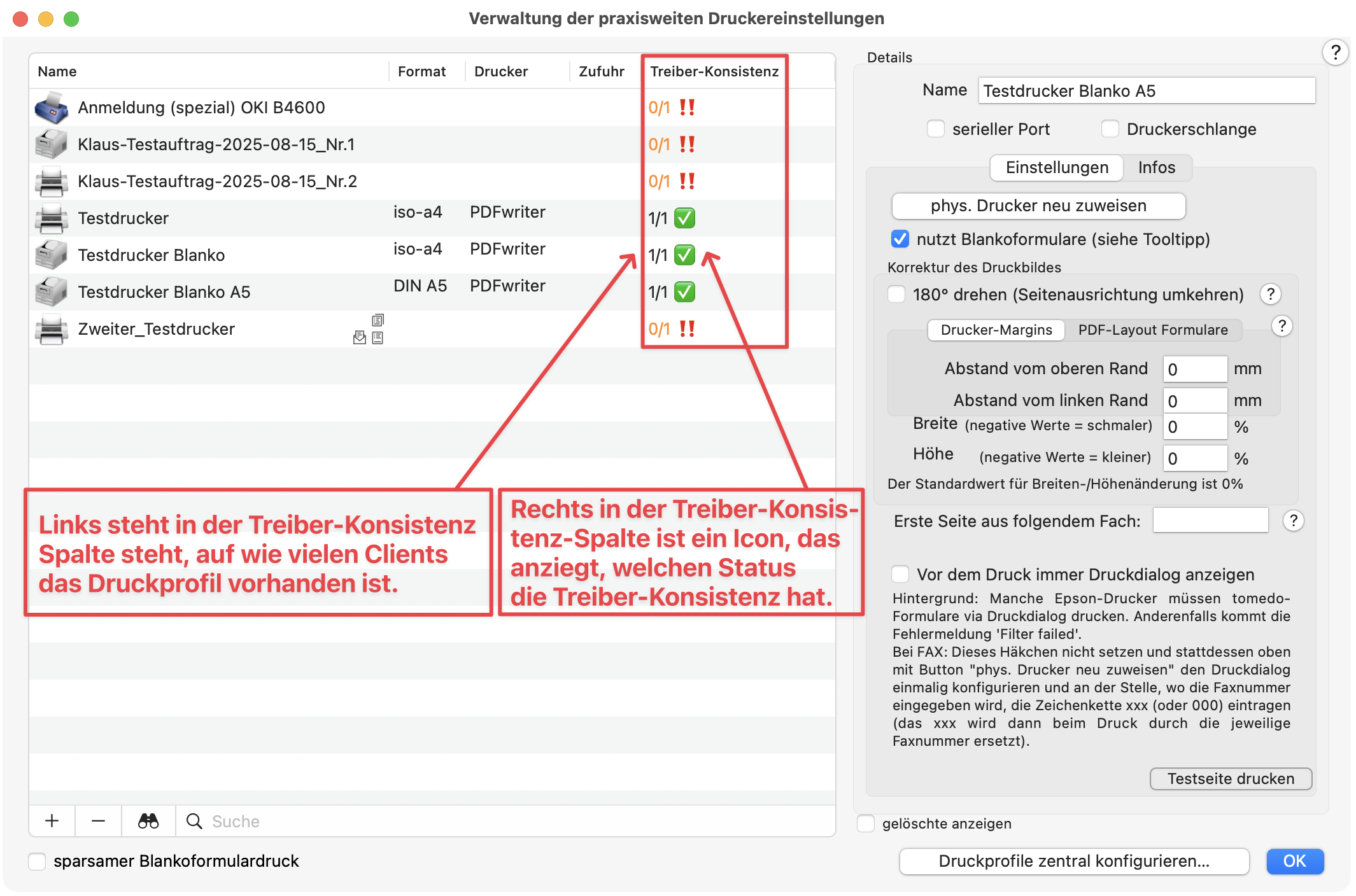 tomedo changelog 162 Druckertreiber 1