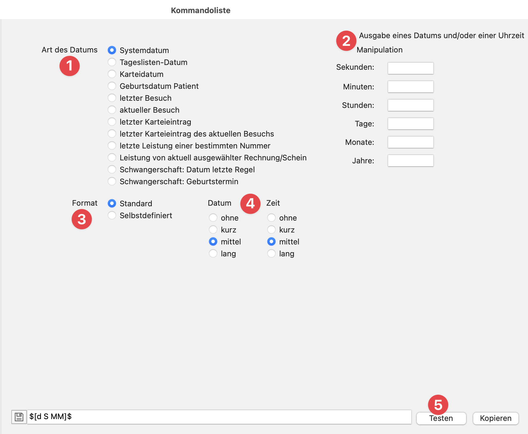 tomedo handbuch kommunikation mit aerzten patienten briefschreibung kommandos das d kommando konfigurator