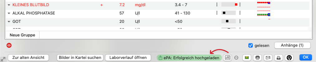 tomedo handbuch labor epa upload befund