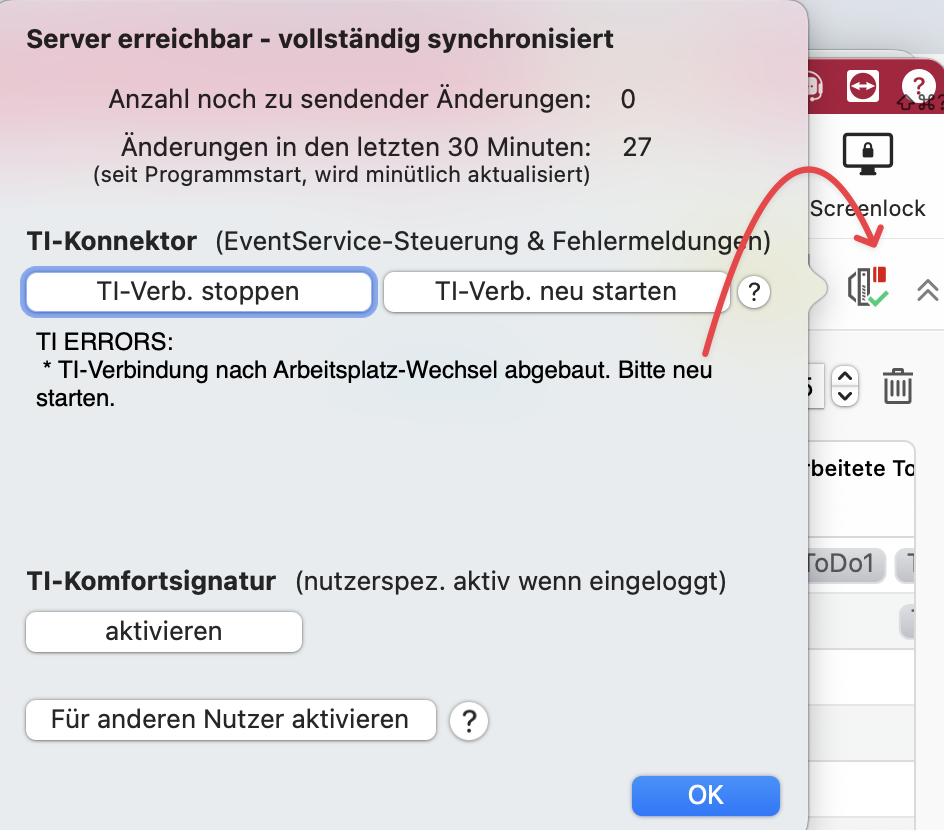 tomedo handbuch ti verbindung arbeitsplatz neuaufbau