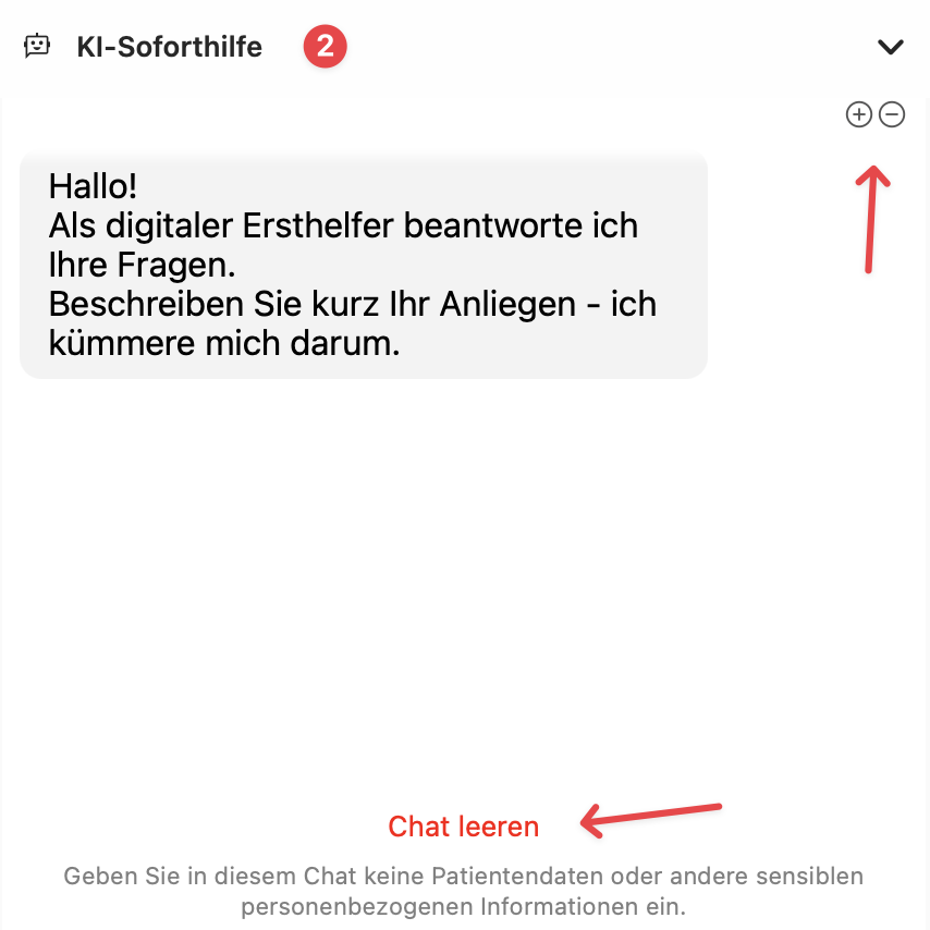 tomedo handbuch hilfe supportkontakt ki soforthilfe