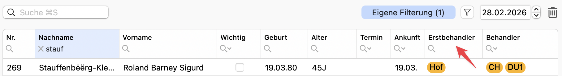 tomedo changelog 165 tagesliste erstbehandler